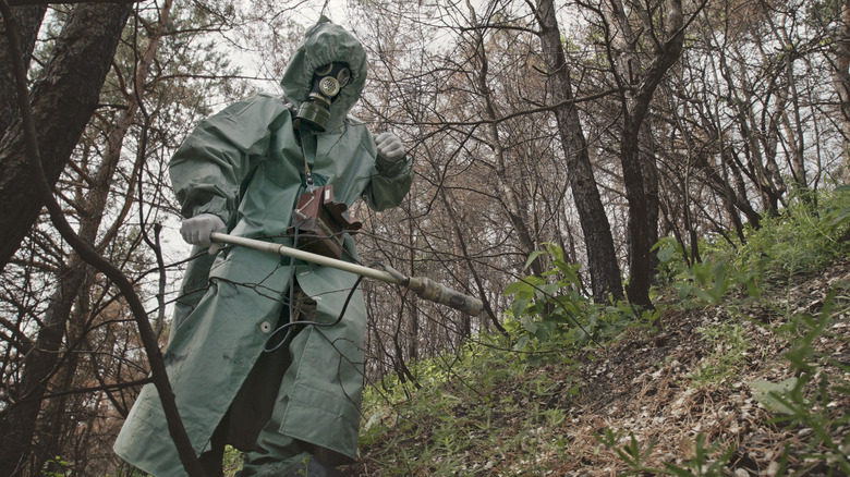 Worker in Chernobyl