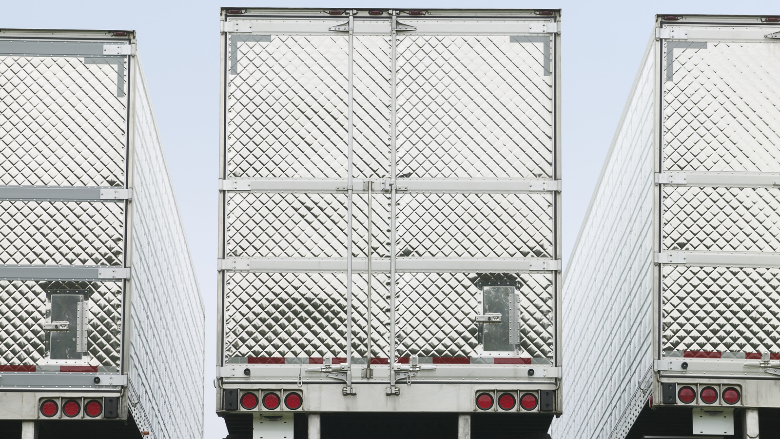 Why Some Semi-Truck Trailers Have Quilted Rear Doors