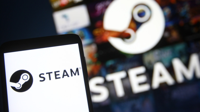 Steam logo mobile