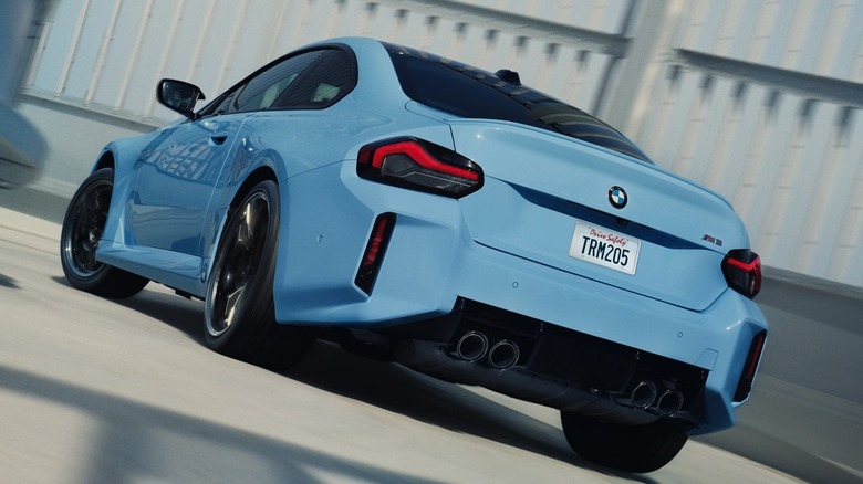 blue 2023 BMW M2
