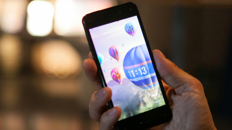 Amazon Fire Phone in hand