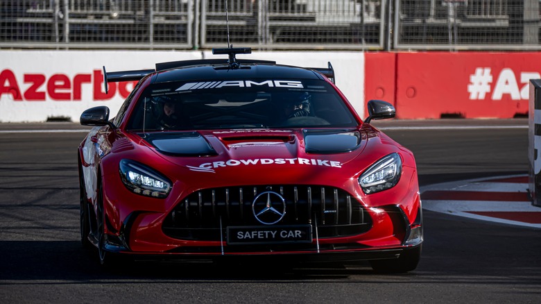 crowdstrike sponsor on mercedes car