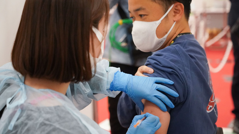 Child receives Moderna vaccine