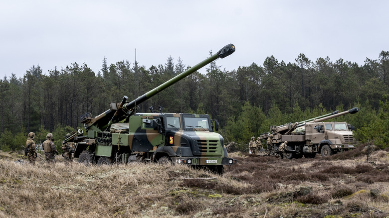 CAESAR unit during live-fire exercise.