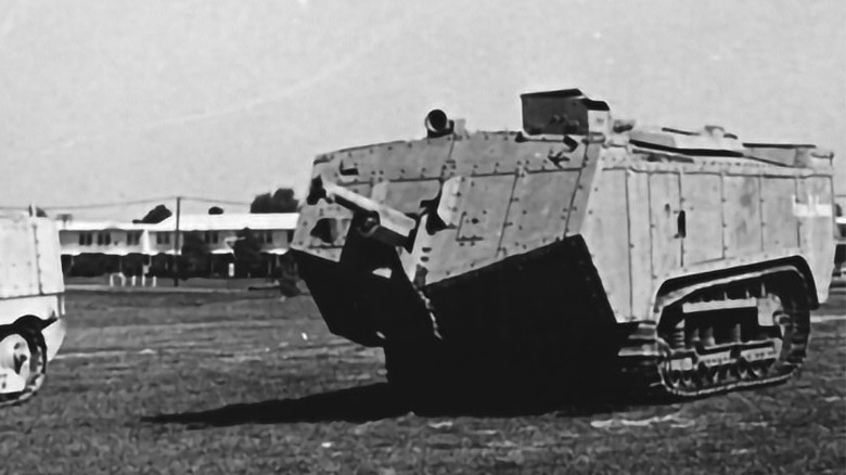 black and white photo of Saint-Chamond 