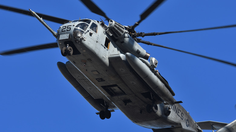 Sea Stallion helicopter in flight