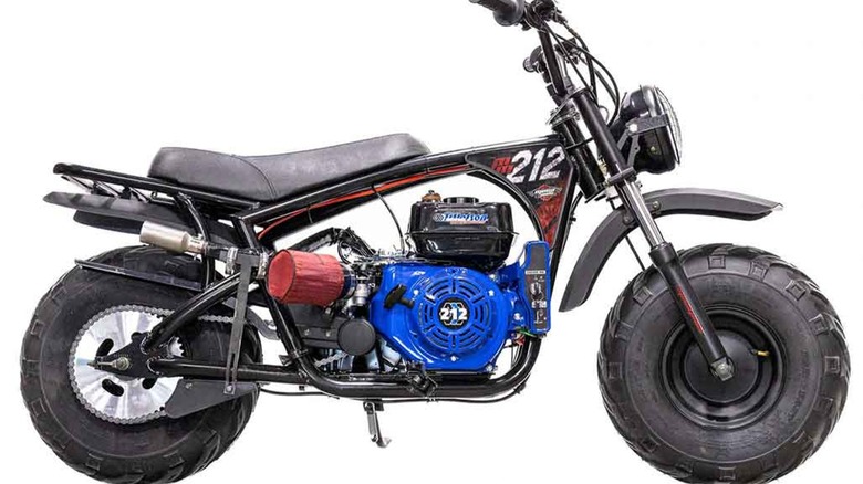 The completed Mega Moto 212 mini bike