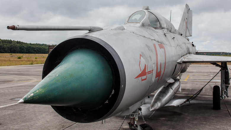 MiG-21 aircraft nose