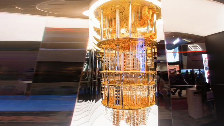 IBM Q System One quantum computer.