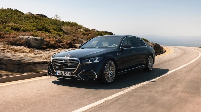 2027 Mercedes-Benz S-Class on highway
