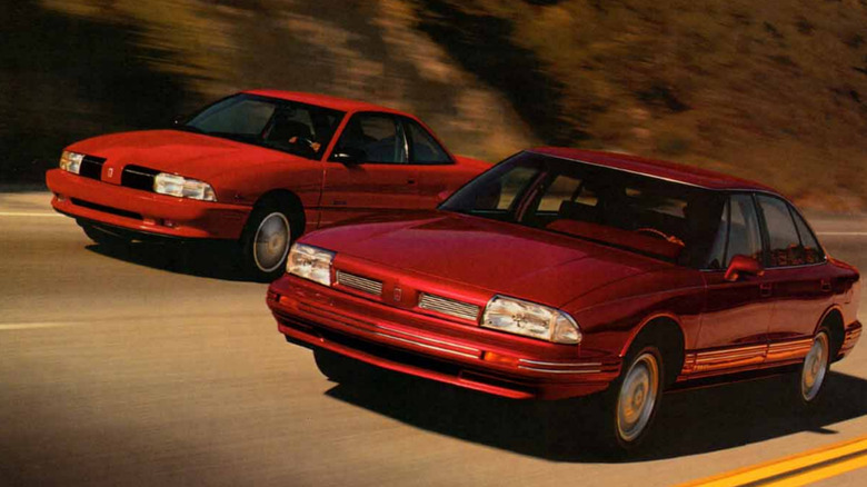1992 Oldsmobile 88 Royale and Achieva driving side-by-side