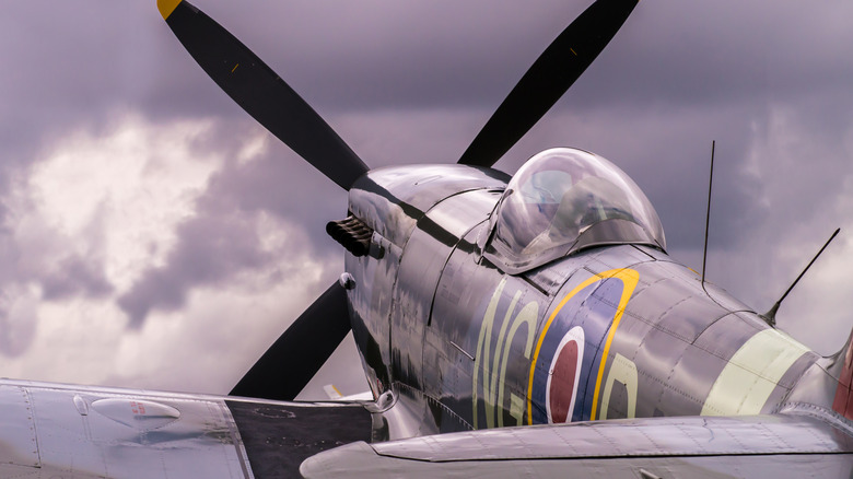 Supermarine Spitfire back view