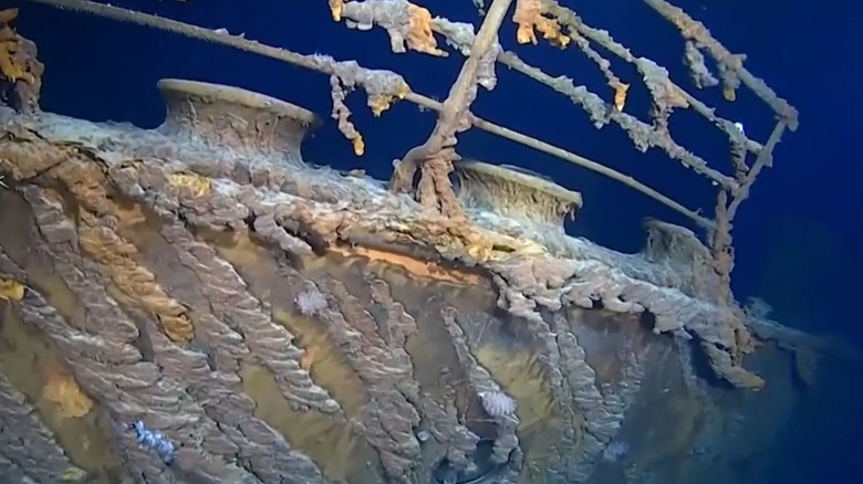 The Titanic Wreck Showcasing Extensive Corrosion