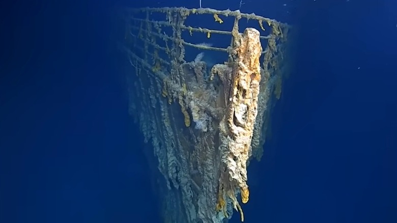 An Image Of Titanic's Bow From One Of the Many Expeditions To Its Wreckage