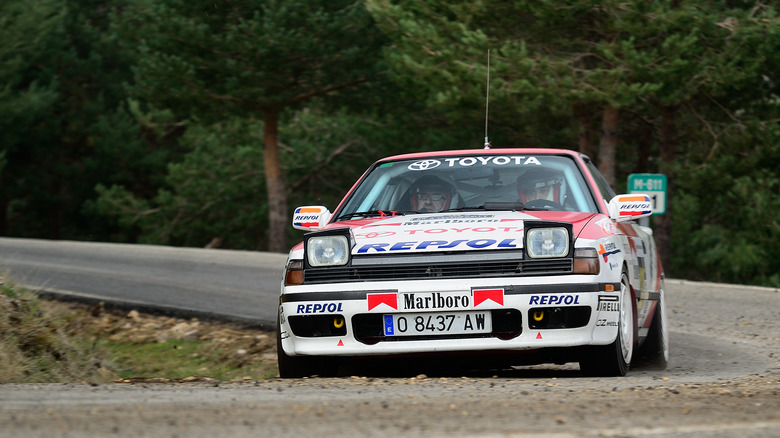 Toyota Celica GT-Four Rally spec on the road