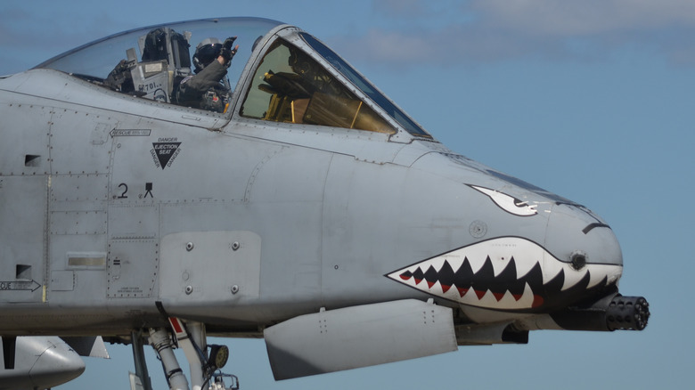 A-10 Warthog military jet