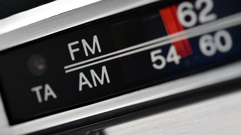 Radio kit inside car