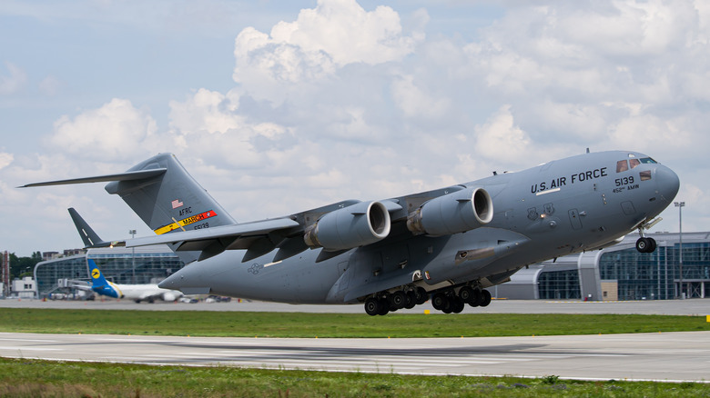 C-27 Globemaster taking off