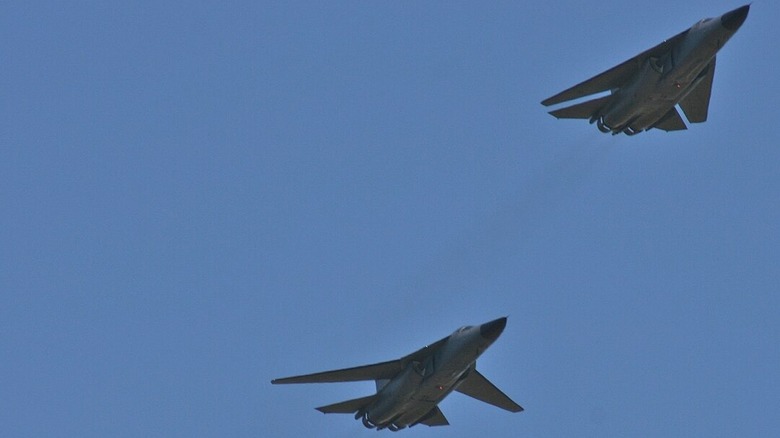 F-111s in two wing configurations