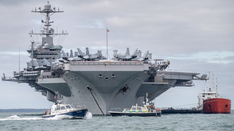 USS Harry S. Truman out at sea