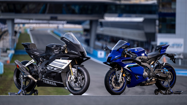 Yamaha R9 on the racetrack