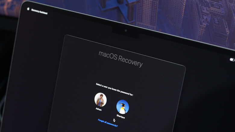 Recovery mode on a MacBook