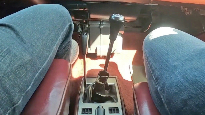 Dual stick setup on the 1984 Plymoth Colt GTS Turbo