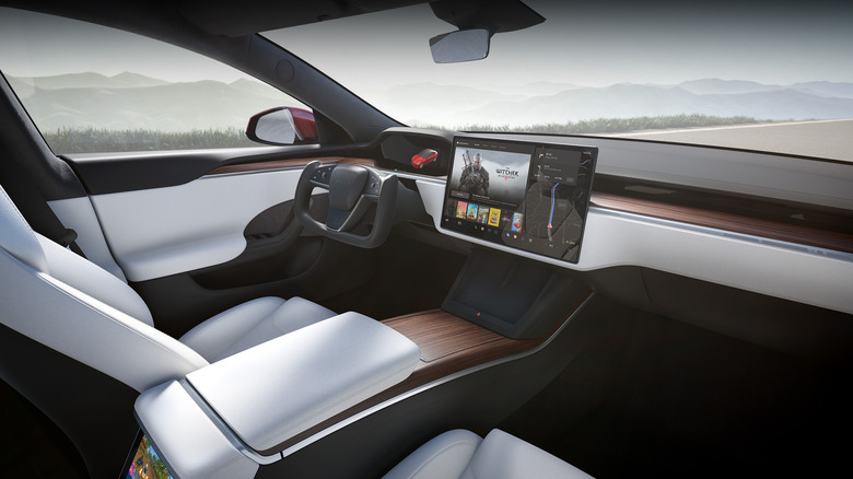 Tesla Model S interior