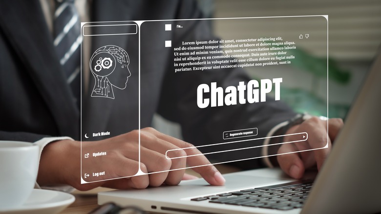 ChatGPT laptop concept