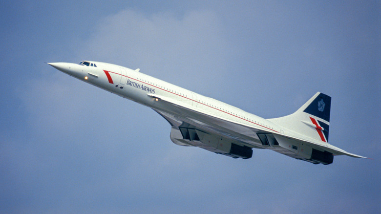 British Airways Concorde in flight