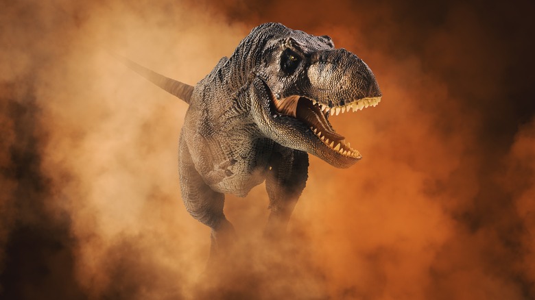 A T.rex charging