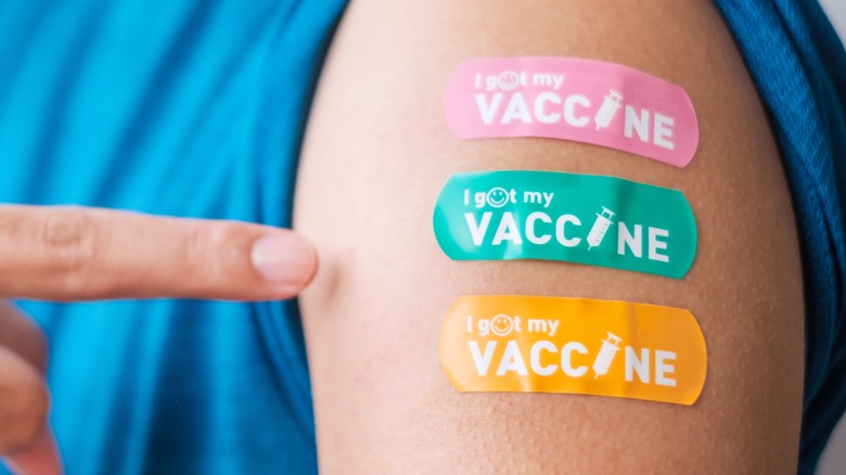 "I got my vaccine" bandaids