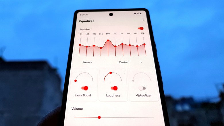 Equalizer app Google Pixel 6a