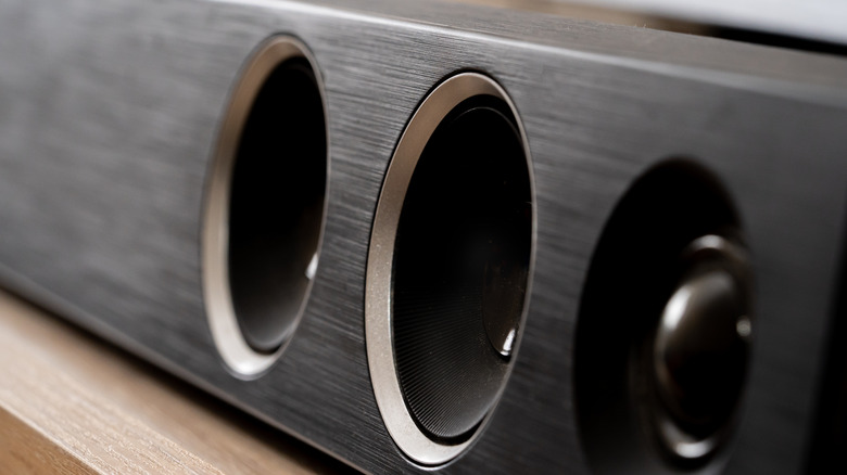 soundbar close up