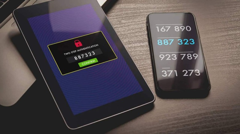 Two-factor authentication on phone