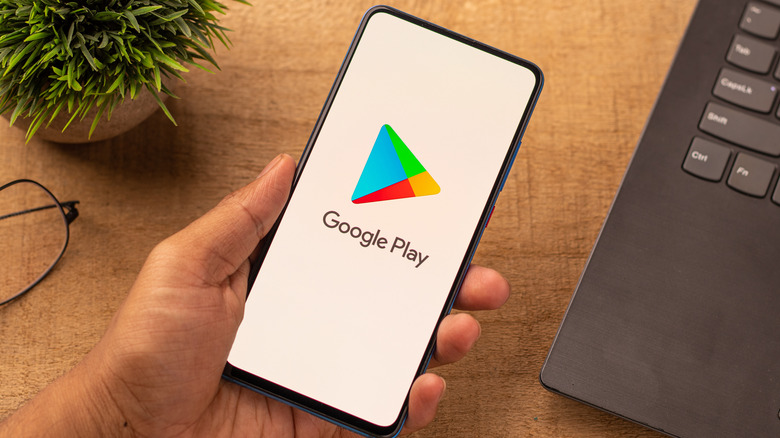 Google Play Store on a smartphone