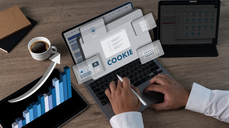 graphics depicting browser pop-ups