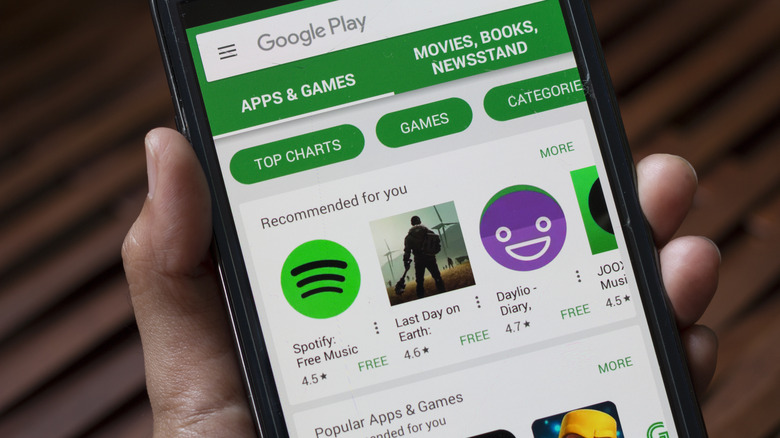 Google Play Store apps