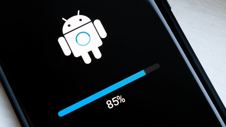 android phone update installing