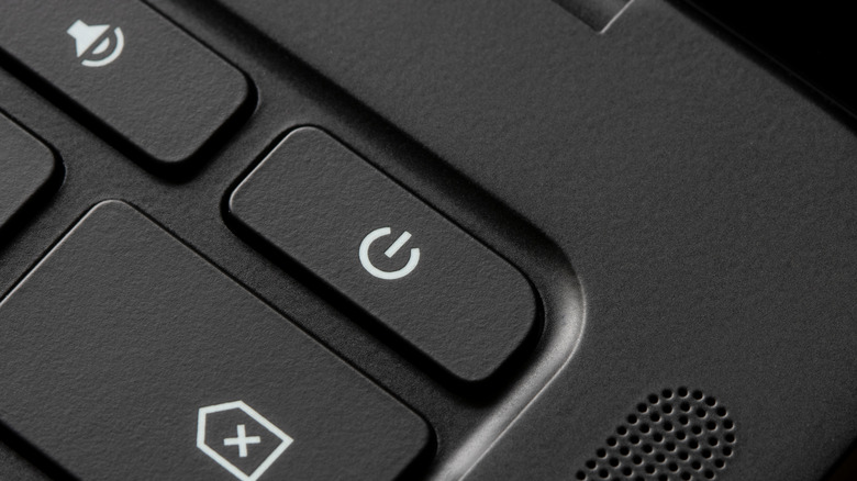Chromebook's power button