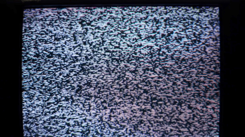 tv static on screen