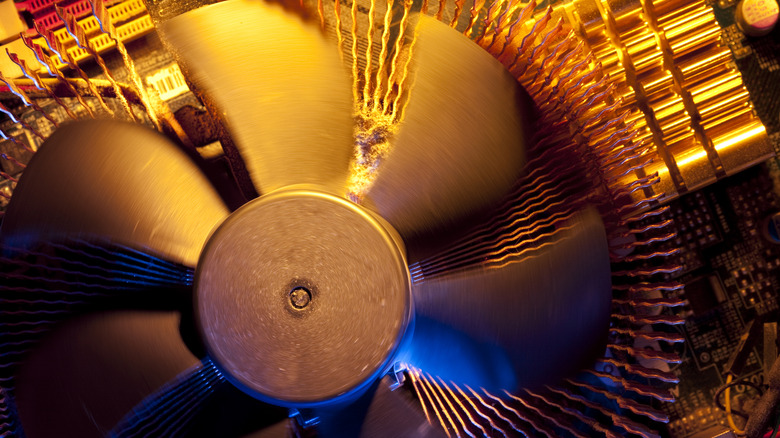 dusty PC fan