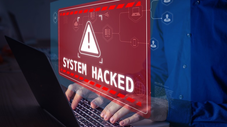 a hacking warning