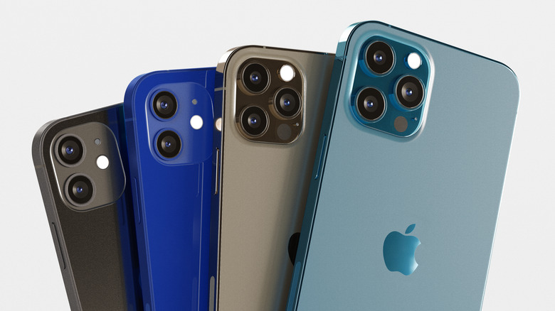 different iPhone models and their cameras