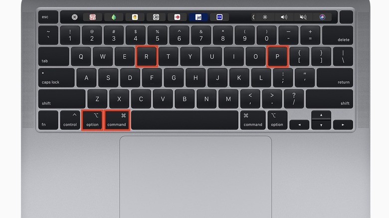 Combinações de teclas de redefinição do MacBook NVRAM