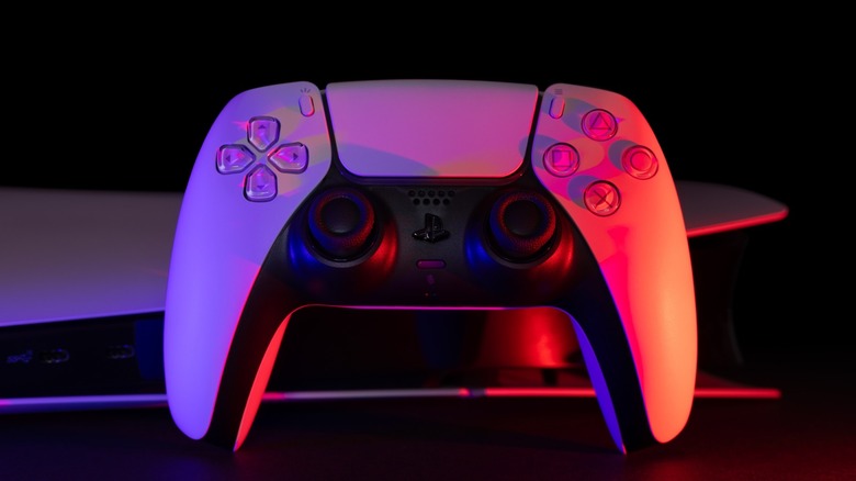 A DualSense PS5 controller
