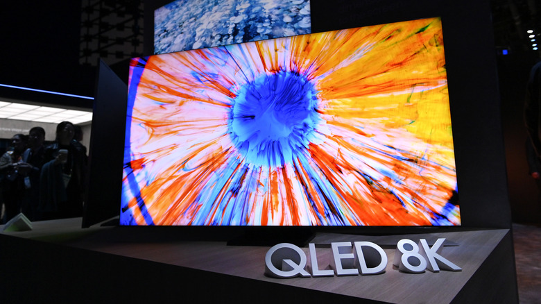 Samsung QLED 8K TV display