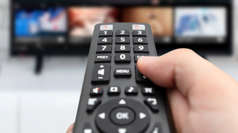 Remote menu button