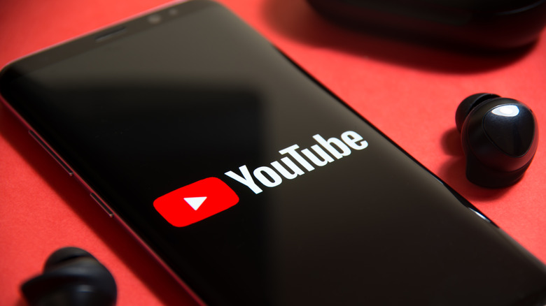 Smartphone with YouTube