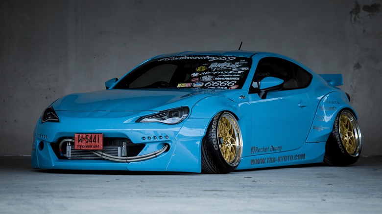Toyota GT86 with Rocket Bunny widebody kit